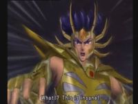 une photo d'Ã©cran de Saint Seiya - Le Sanctuaire sur Sony Playstation 2